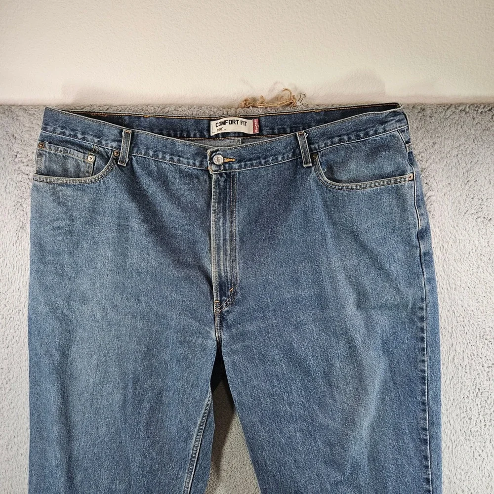 Levis 560 Comfort Fit Jeans Mens 48x30 Medium Wash Tapered Leg Blue Denim‎ VTG